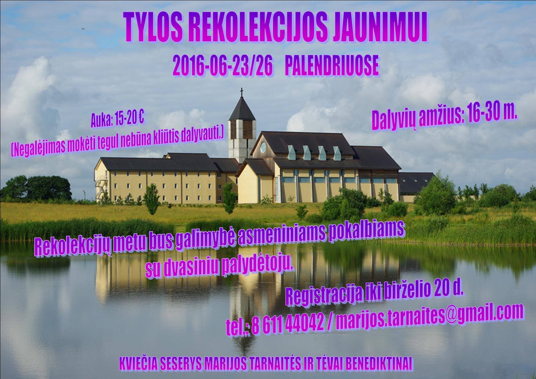 20160623 26 rekolekcijos jaunimui palendriai