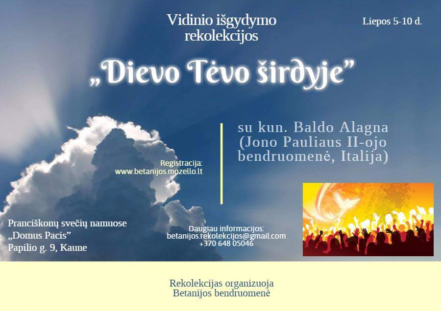 20160705 10 betanijosb vid isgyd rekolekcijos